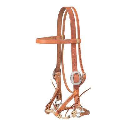 Weaver Leather Justin Dunn Bitless Bridle - Gentle Control Western Training Headstall