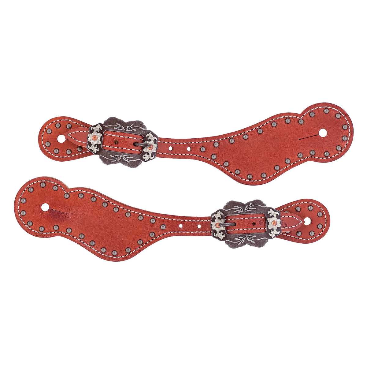 Weaver Leather Ladies' Buttered Harness Leather Spur Straps,