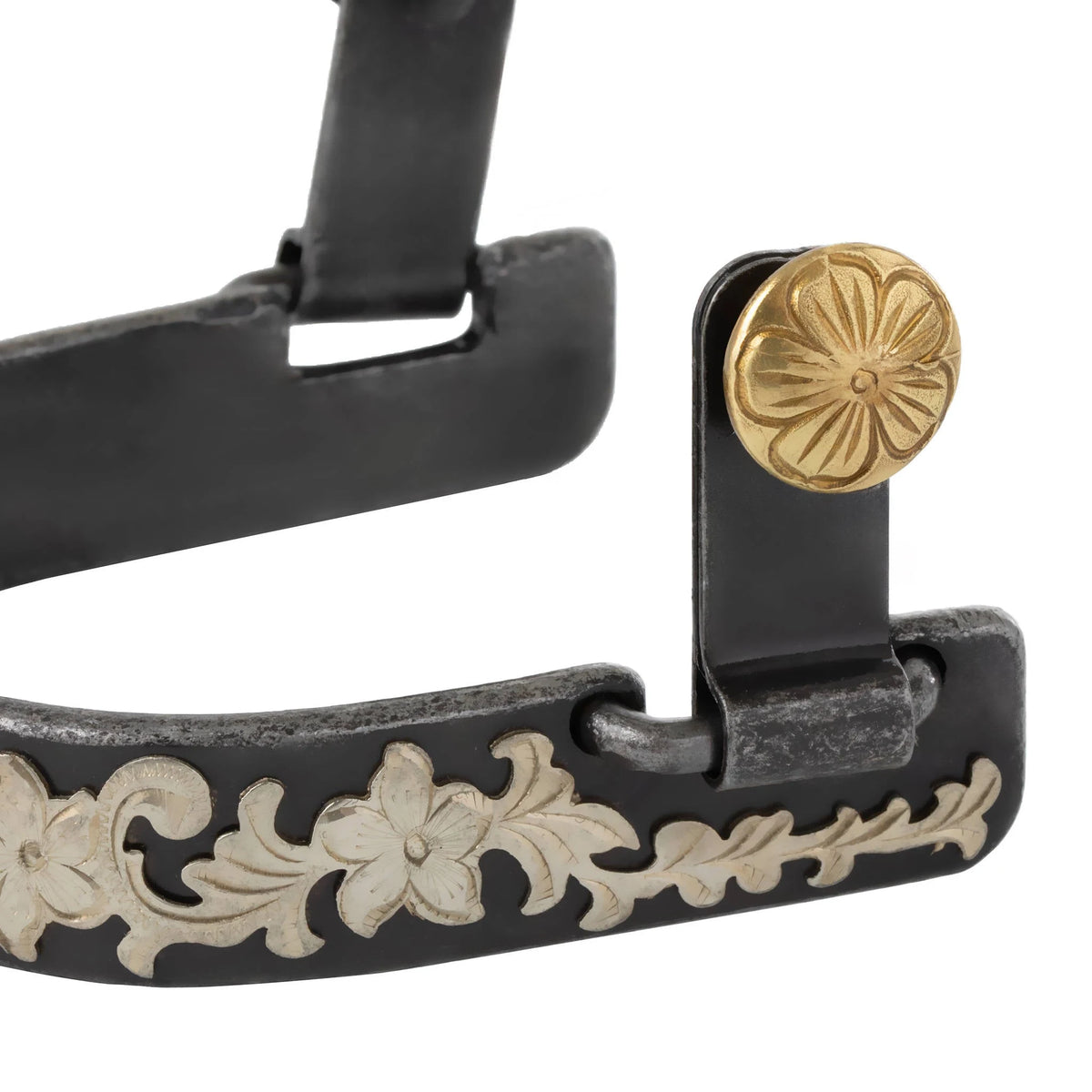 Weaver Leather Ladies' Show Spurs with Floral Design