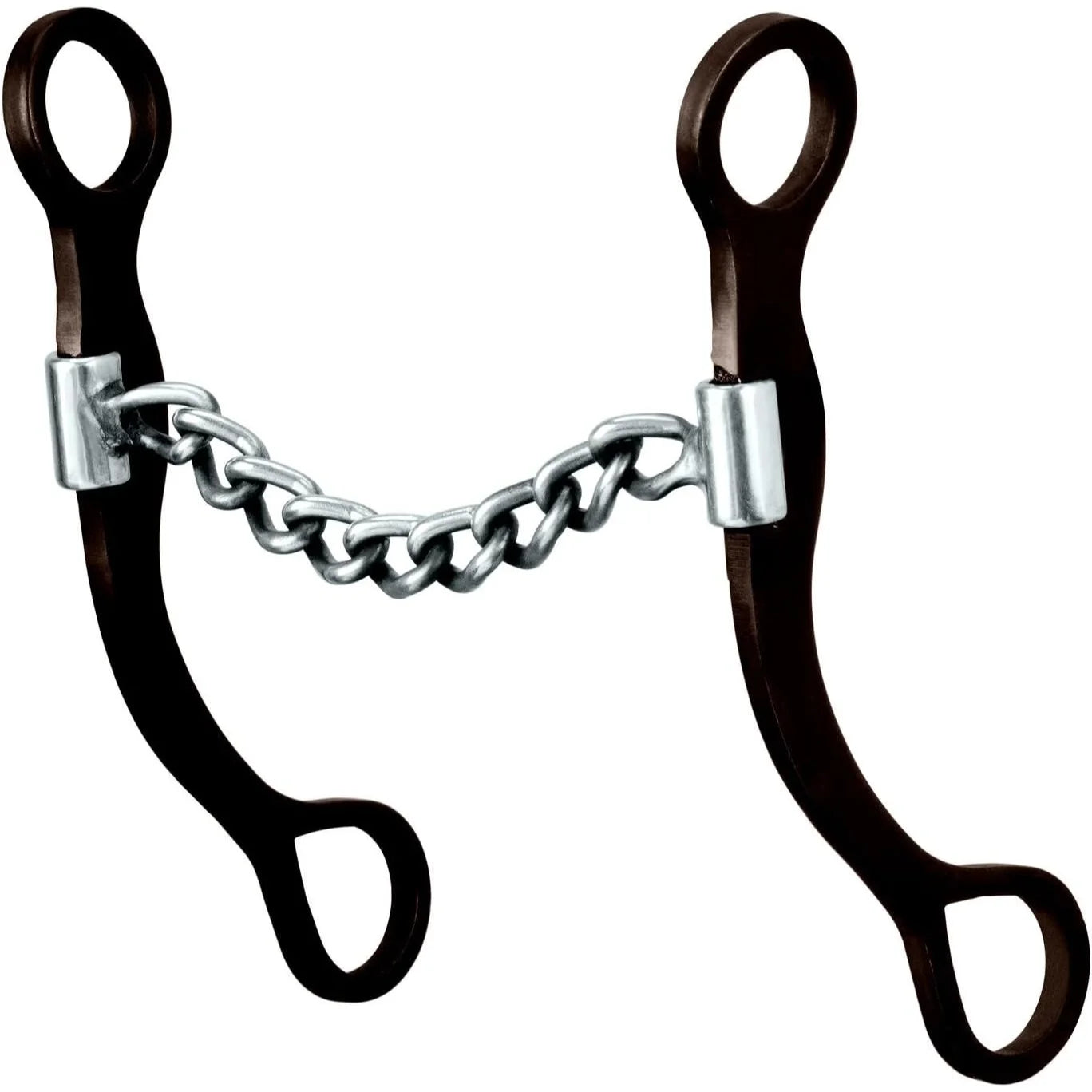 Weaver Leather LB Horse Bit - Polished Chain Mouthpiece for Training and Control