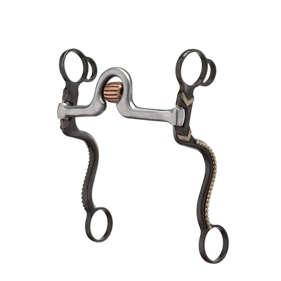 Weaver Leather LB Stainless Steel Horse Bit - 5" Mouthpiece, Durable and Rust-Resistant