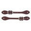 Weaver Leather Mens Flared Oiled Harness Leather Spur Straps