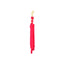 Bright neon pink Weaver Leather Mini Pony Poly Lead Rope, 7 feet long, featuring a soft-braided texture for a comfortable grip. This durable equestrian lead rope includes a high-quality brass bolt snap and is specifically sized for miniature horses and ponies. The vibrant hot pink color and solid brass hardware make it a stylish and functional addition to any horse tack collection.