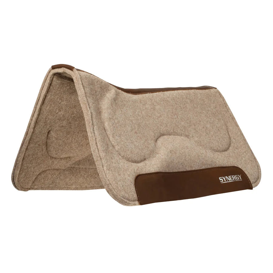 Weaver Leather Natural Fit Contoured Felt Western Saddle Pad - 31" x 32"