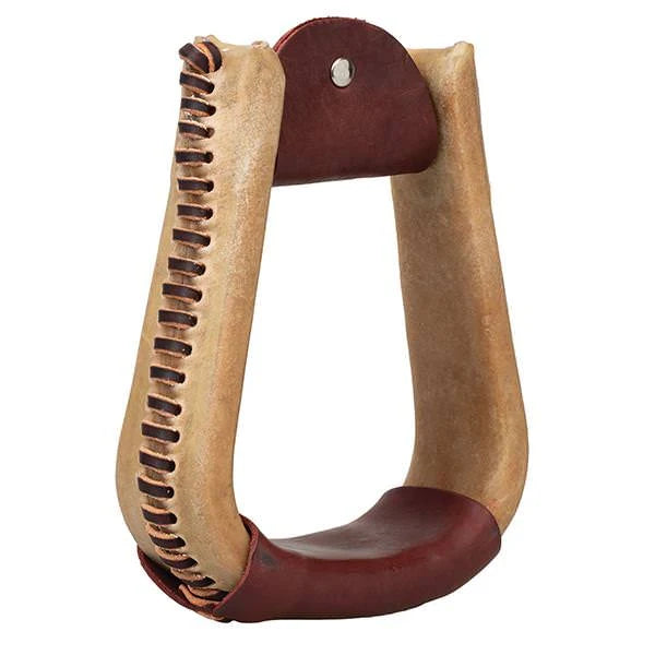 Weaver Leather Natural Rawhide Covered Stirrups
