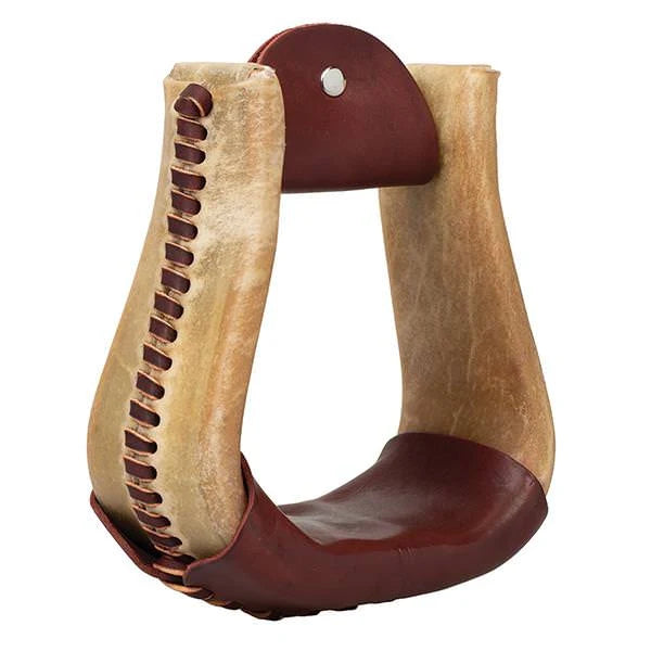 Weaver Leather Natural Rawhide Covered Stirrups