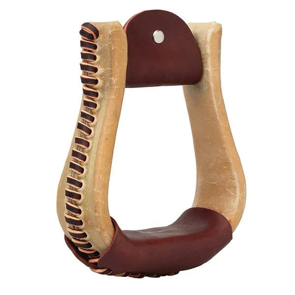 Weaver Leather Natural Rawhide Covered Stirrups