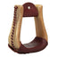 Weaver Leather Natural Rawhide Covered Stirrups