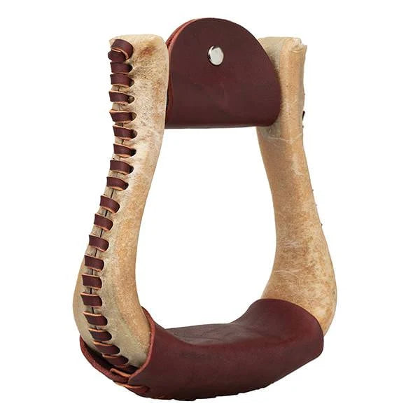 Weaver Leather Natural Rawhide Covered Stirrups