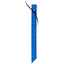Weaver Leather Nylon Off Billet in vibrant royal blue, featuring a durable multi-layered construction with multiple pre-punched holes for easy adjustment. This heavy-duty Western saddle strap includes a burgundy leather tie for secure attachment and heat-sealed edges for long-lasting performance. An essential equestrian tack accessory for horse riders seeking reliable and stylish saddle gear.