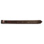 Weaver Leather Off Billet in rich dark brown, designed to enhance Western saddle security. This heavy-duty leather strap features four pre-punched holes and a tapered end for easy adjustment. Perfect for equestrian riding comfort, this durable horse tack essential includes a classic tie-lace detail. Secure your cinch with confidence using this high-quality saddle accessory.