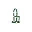 Weaver Leather Hunter Green Adjustable Nylon Horse Halter for Weanlings, Sucklings, and Arabians. This 3/4-inch wide halter features durable green webbing and premium brass-plated hardware with a convenient throat snap. High-quality horse tack designed for a secure, adjustable fit for young colts, fillies, and smaller horse breeds.