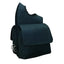 Black Weaver Leather Pommel Horn Bag featuring a quick-access saddle storage compartment with a large flap closure. This durable equestrian bag is designed to fit over the saddle horn, providing horse riders with easy reach to trail essentials. Includes side D-rings for secure attachment. Perfect for keeping gear organized during horse riding and trail adventures.