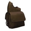 Brown Weaver Leather Pommel Horn Bag for quick-access saddle storage. This durable equestrian gear features a specialized cutout to fit over a saddle horn, two spacious pockets with protective flaps, and sturdy metal D-rings for gear attachment. Ideal for trail riding, this compact brown pommel bag keeps essentials secure and within reach. Perfect for horse enthusiasts looking for reliable, hands-free storage during rides.