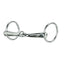 Weaver Leather Pony Snaffle Bit featuring a shiny nickel-plated finish and a 4-inch single jointed mouthpiece. This classic loose ring snaffle provides gentle control and a comfortable fit for ponies, making it an essential piece of high-quality equestrian horse tack. Its sleek, durable design is ideal for both training and everyday riding.