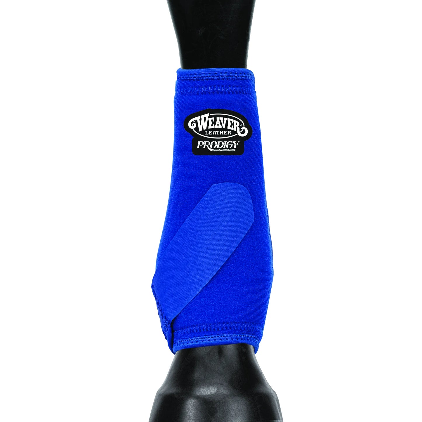 Royal blue Weaver Leather Prodigy Athletic Boot designed for superior horse leg protection and support. Featuring a sleek, ergonomic design with a secure strap and reinforced stitching, these equine athletic boots provide impact absorption during training or performance. Ideal for riders seeking high-quality, stylish, and functional horse gear to prevent injury and enhance comfort. Perfect for show jumping, barrel racing, or everyday schooling.