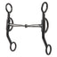 Weaver Leather Professional Snaffle Bit with 5" Sweet Iron Mouth with Copper Inlay