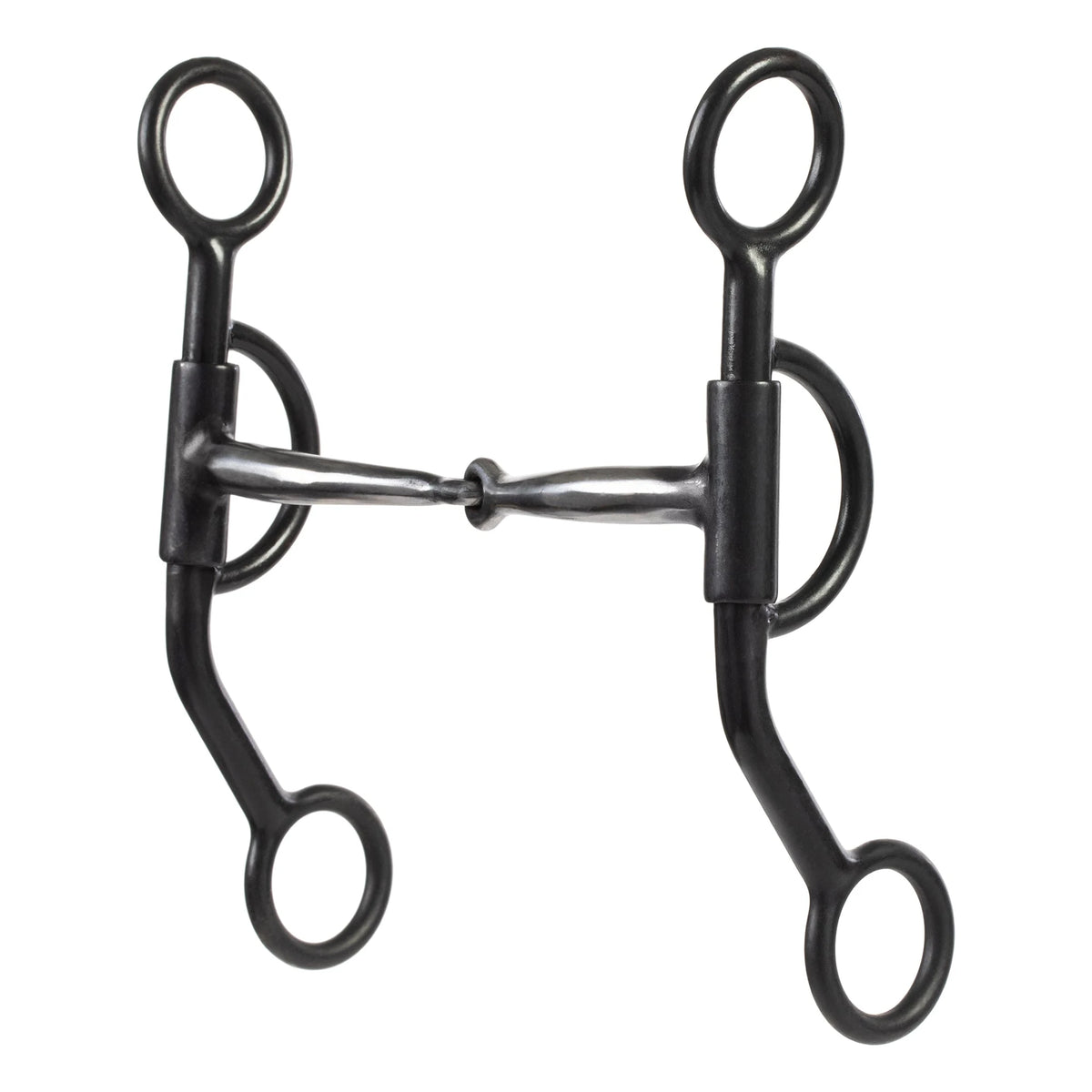 Weaver Leather Professional Snaffle Bit with 5" Sweet Iron Mouth with Copper Inlay