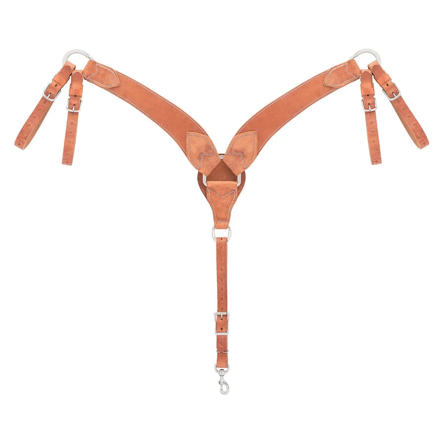 Weaver Leather ProTack Roper Breast Collar - Heavy Duty Oiled Harness Leather