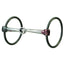 Weaver Leather Ring Snaffle Bit with a 5-inch jointed mouthpiece and durable black steel loose rings. This professional-grade horse bit provides clear communication for training and daily riding. Featuring a classic loose ring design and a sleek black finish, this equestrian tack is a stylish and functional choice for any bridle, offering reliability and control for horse owners.