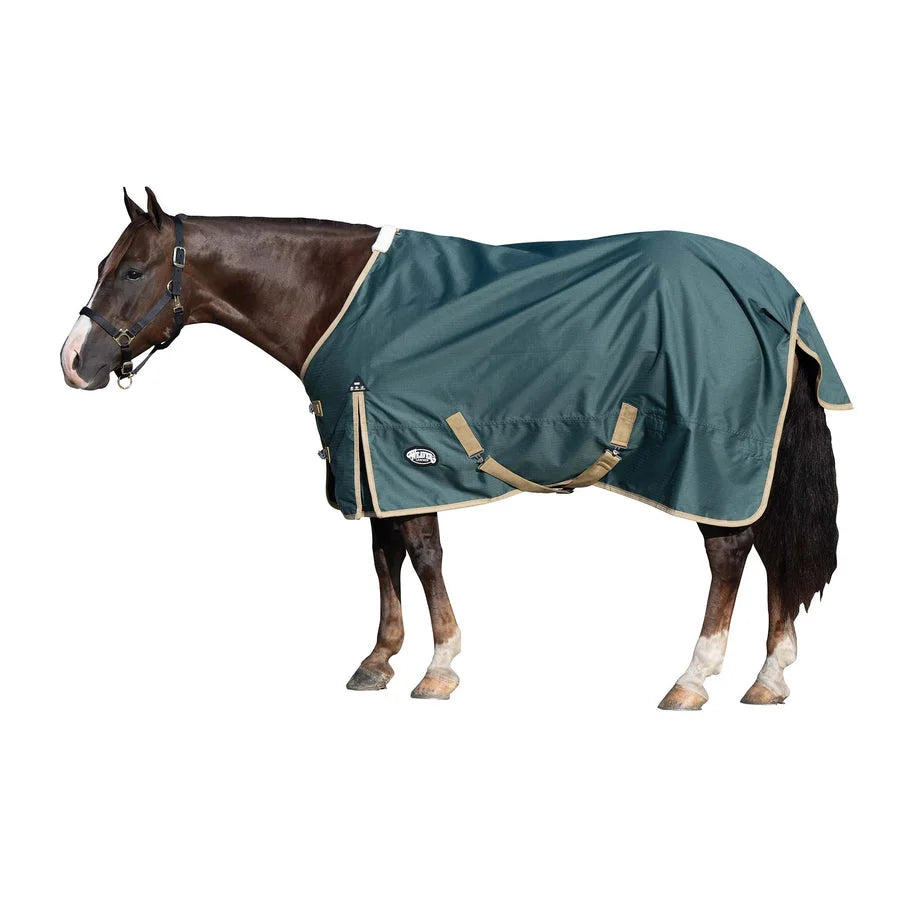 Weaver Leather Ripstop Waterproof Turnout Horse Blanket - Hunter Green - Multiple Sizes