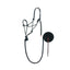Weaver Leather Rope Halter with Diamond Braid Lead in black and gray. This professional-grade knotted rope horse halter features a durable design and includes a matching 12-foot lead rope with a classic leather popper. Perfect for horse training, natural horsemanship, and daily groundwork, this high-quality equestrian gear combines style and performance for horse owners and trainers.