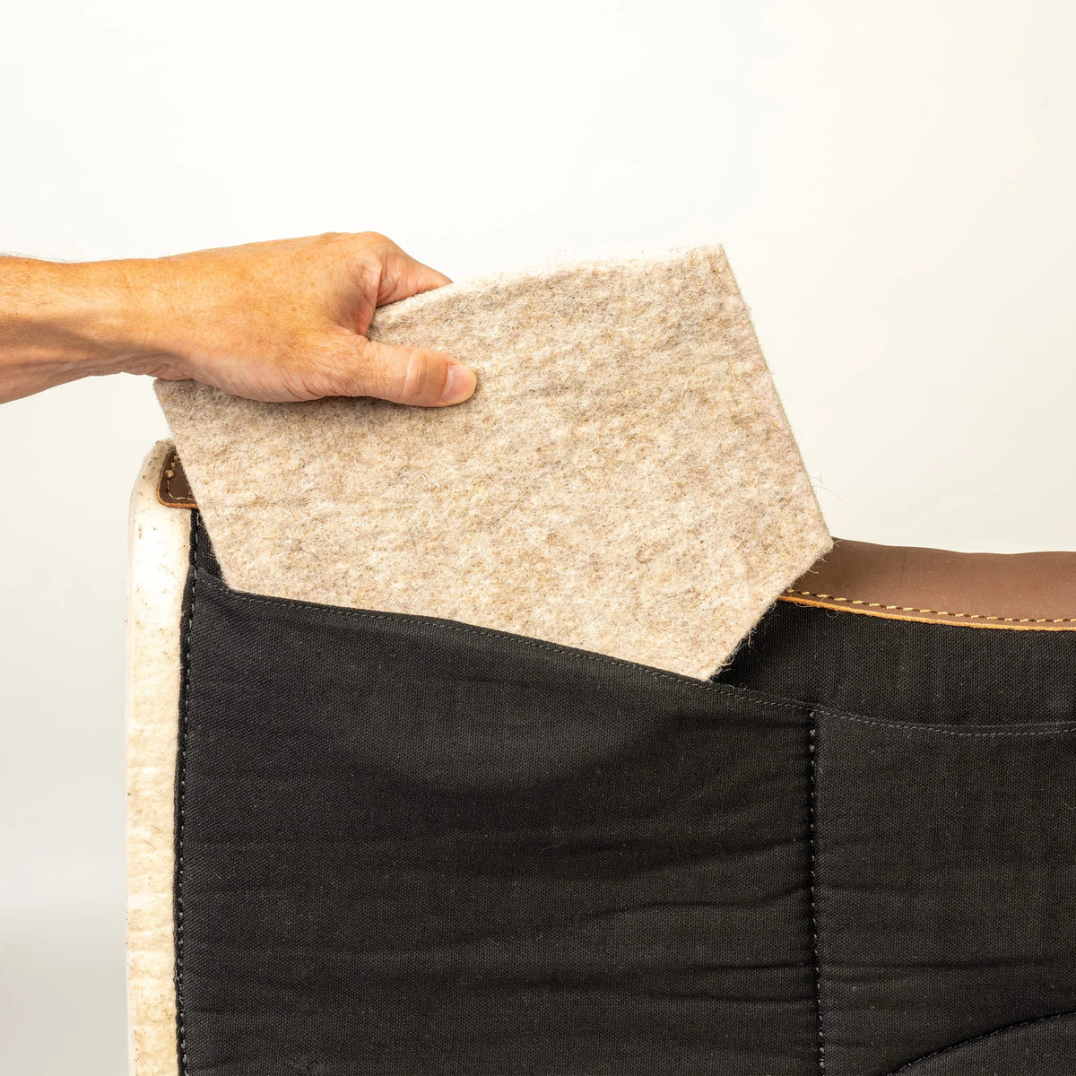 Weaver Leather Shim Saddle Pad, Steam-Pressed Felt