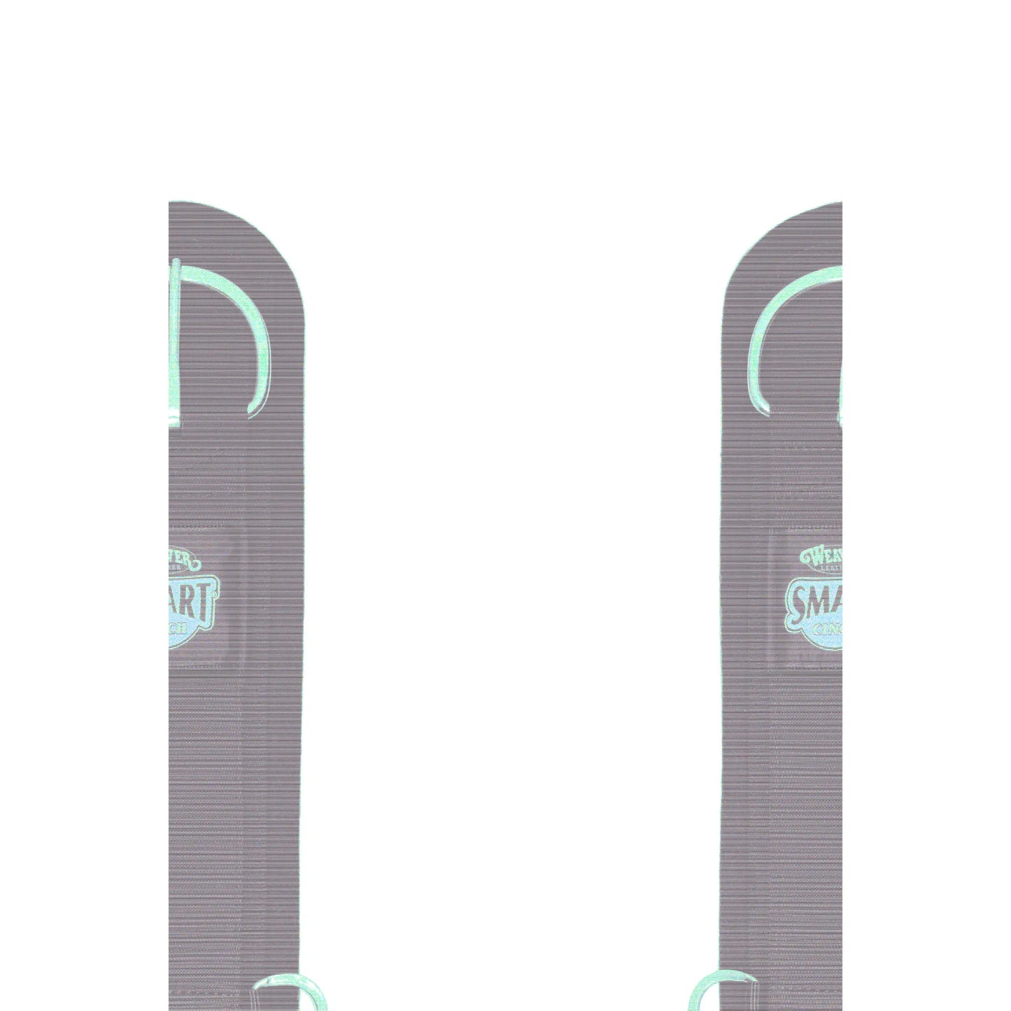 Weaver Leather Smart Cinch in charcoal grey and turquoise. Features the patented Roll Snug Buckle system for easy, secure tightening and maximum horse comfort. Durable Western saddle cinch ideal for trail riding, designed with heavy-duty webbing and stainless steel hardware for long-lasting performance. A must-have for Western riders seeking safety and style.
