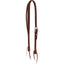Weaver Leather Stacy Westfall Single Ear Western Headstall - 3/4 inch with Brass Buckles
