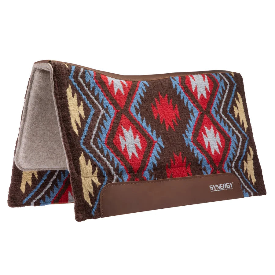 Weaver Leather Synergy Contoured Performance Horse Saddle Pad - Multiple Sizes
