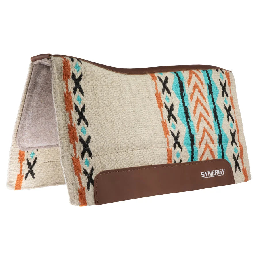 Weaver Leather Synergy Contoured Performance Horse Saddle Pad - Multiple Sizes