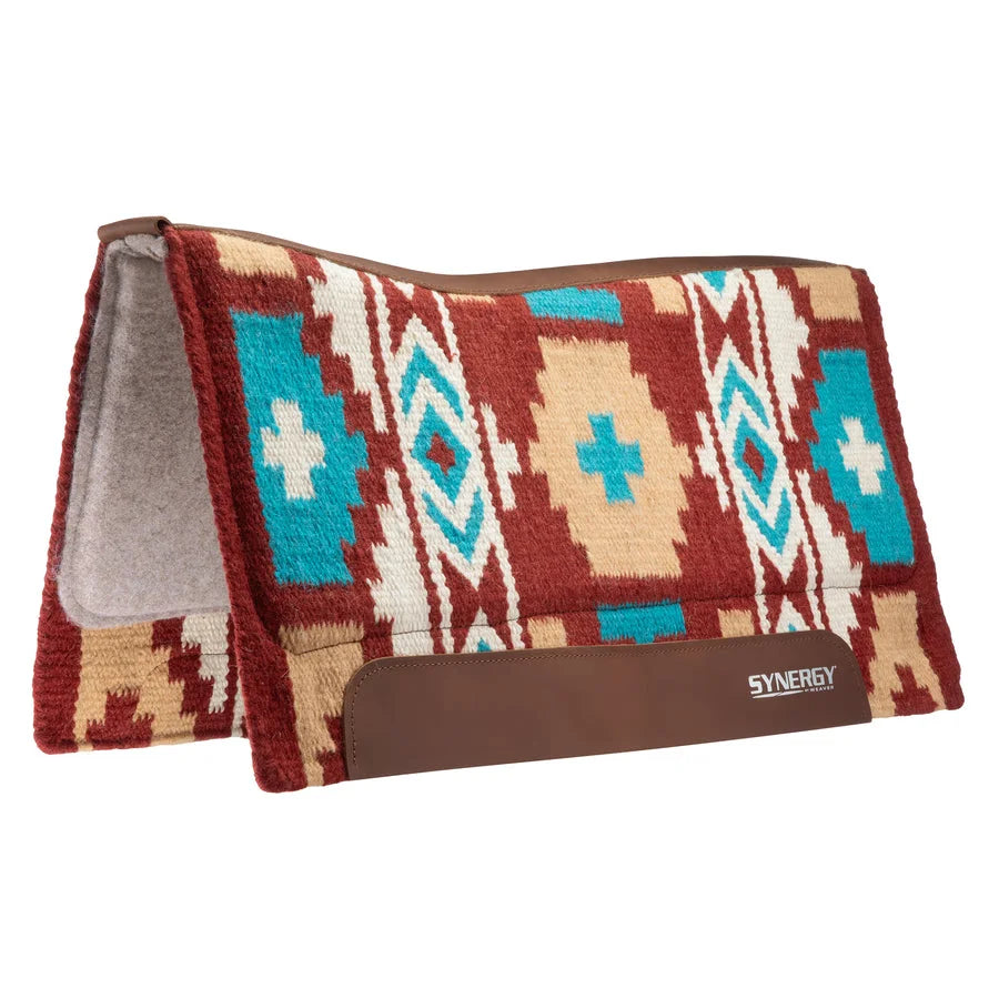 Weaver Leather Synergy Contoured Performance Horse Saddle Pad - Multiple Sizes