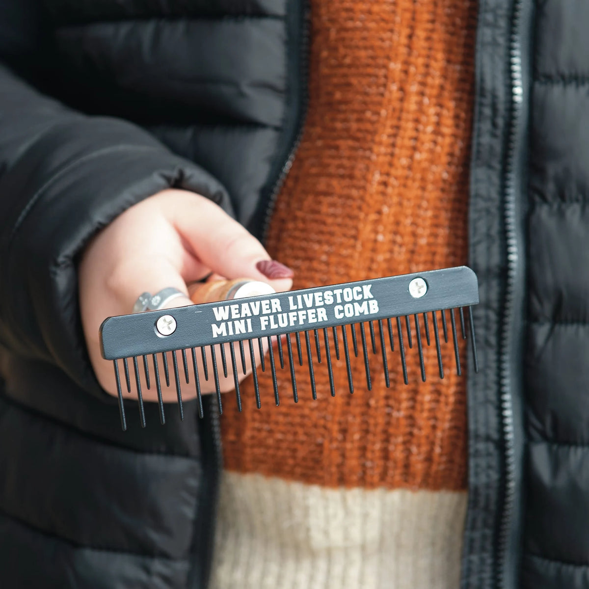 Weaver Leather Teflon Comb, Fluffer