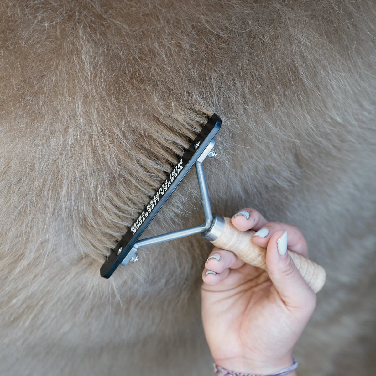Weaver Leather Teflon Comb, Mini Fluffer