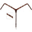 Weaver Leather Texas Star Tapered Breast Collar - Premium Western Leather Horse Tack - Average Horse Size