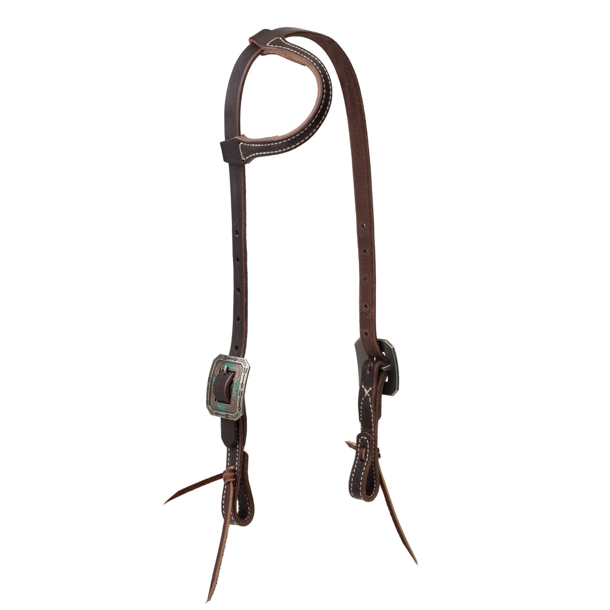 Weaver Leather Western Havana Brown Bridle Leather Headstall