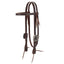 Weaver Leather Western Havana Brown Bridle Leather Headstall