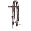 Weaver Leather Western Havana Brown Bridle Leather Headstall
