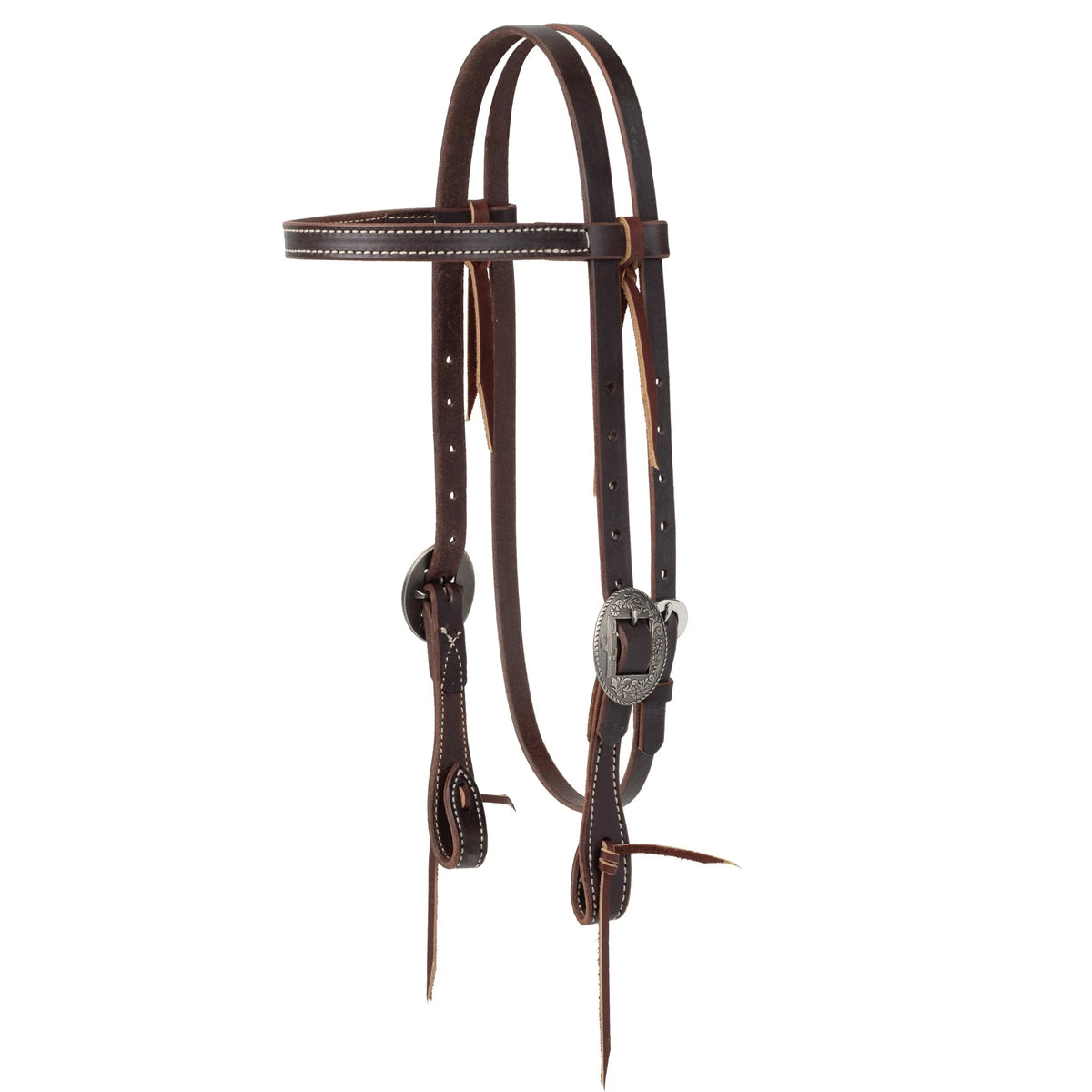Weaver Leather Western Havana Brown Bridle Leather Headstall