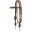 Weaver Leather Work Tack Browband Headstall - Durable Heavy-Duty Harness Leather Bridle