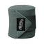 Single roll of Weaver Polo Leg Wraps in a versatile Steel grey-green color, crafted from soft, protective fleece. Featuring a secure hook and loop fastener with a Weaver Leather logo patch, these wraps provide critical leg support and protection for horses during exercise or training. A high-quality equestrian accessory essential for any horse owner’s leg care routine.