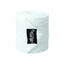 Weaver Polo Leg Wraps 4 Pack in White, featuring soft, premium fleece for superior horse leg support and protection. These durable equestrian bandages include a secure hook-and-loop closure and the classic black Weaver Leather brand tag. Perfect for training, exercise, or travel, these classic white polo wraps are a must-have for every equestrian tack room.