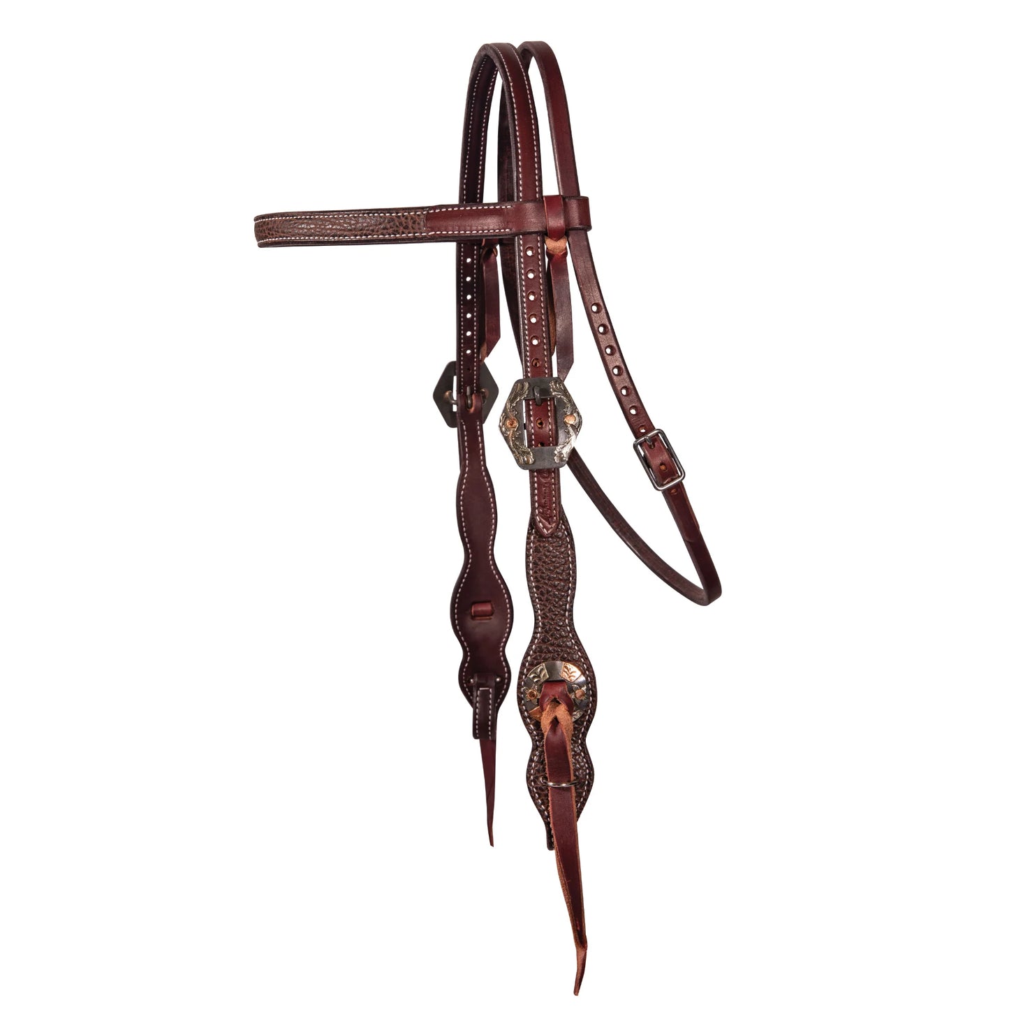 Professional's Choice Western Quick Change Tassel Browband Horse Headstall - Horse Size