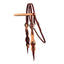 Professional's Choice Western Quick Change Tassel Browband Horse Headstall - Horse Size