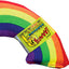 Rainbow striped cat toy filled with catnip - Hooves and Paws