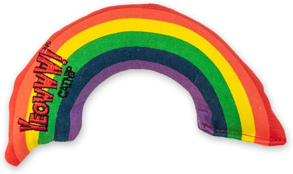 Rainbow-colored toy with 'Keeppaw' branding - hooves and paws