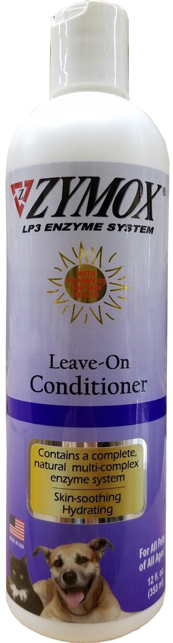 Zymox Conditioning Rinse With Vitamin D3 Pet Dog Itch Relief 12 oz Bottle - Hooves and Paws