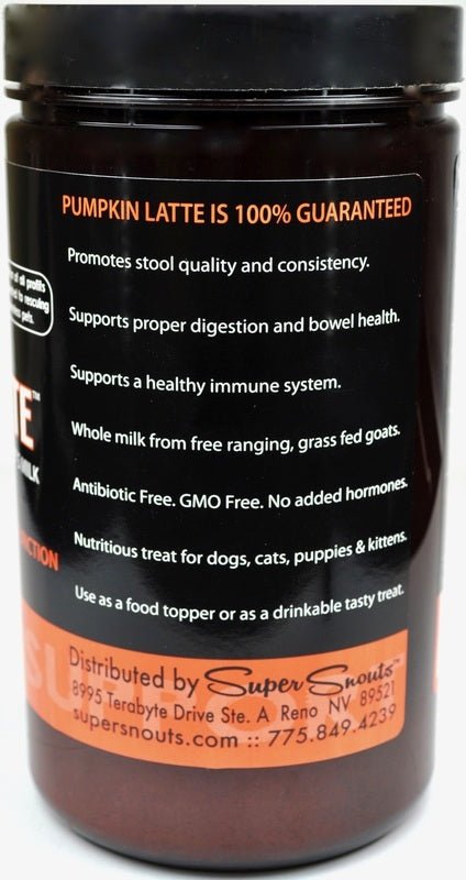 Diggin Your Dog Super Snouts Pumpkin Latte Digestive Health w/ Pre - biotic 10oz - Hooves and Paws