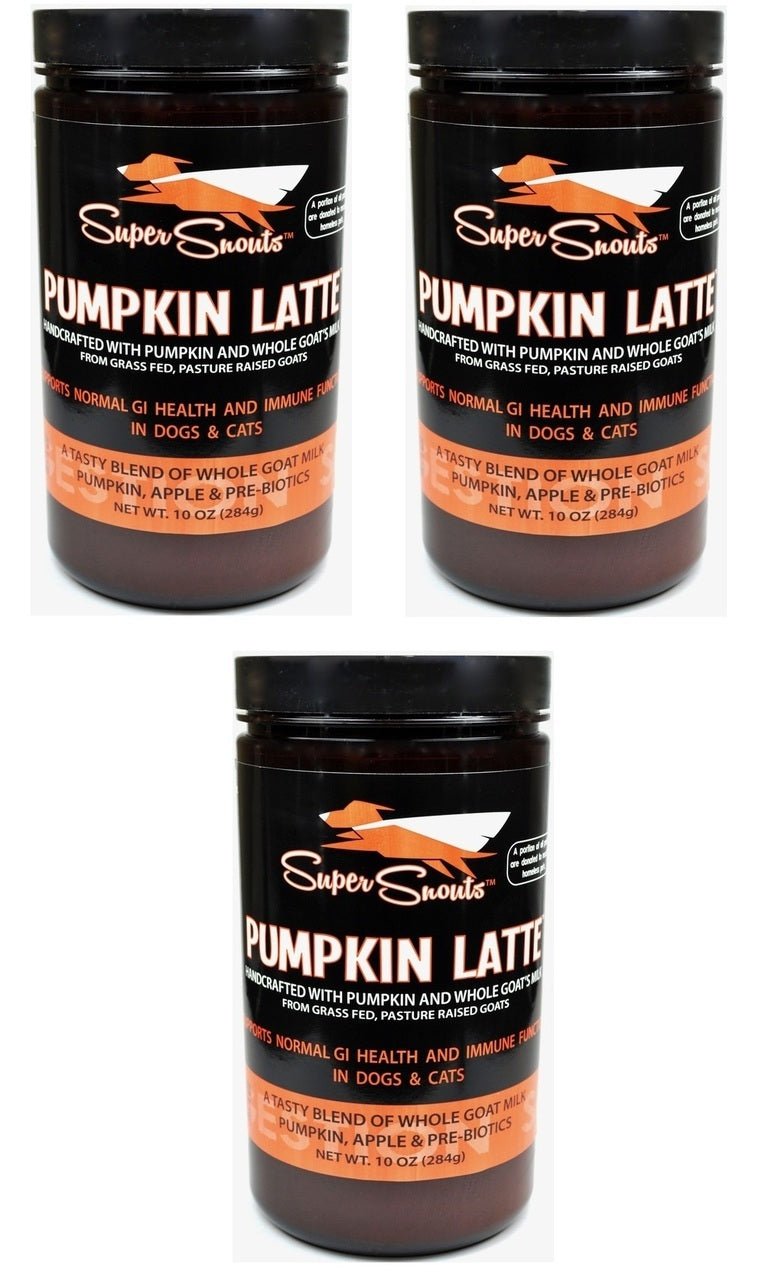 Diggin Your Dog Super Snouts Pumpkin Latte Digestive Health w/ Pre - biotic 10oz 3 Pack - Hooves and Paws