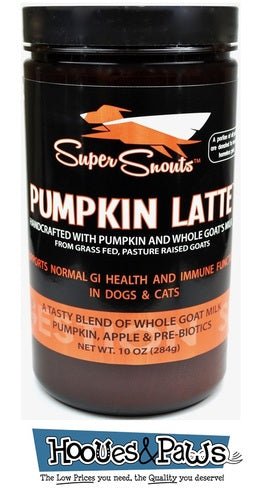 Diggin Your Dog Super Snouts Pumpkin Latte Digestive Health w/ Pre - biotic 10oz - Hooves and Paws